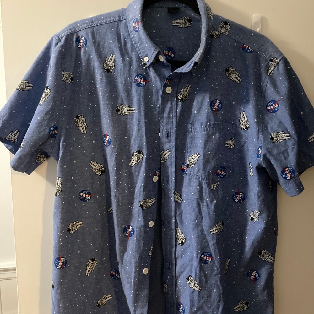 NASA astronaut button up